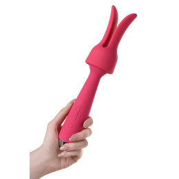 Вибратор с насадкой Svakom Emma, с подогревом, розовый (в пакете)