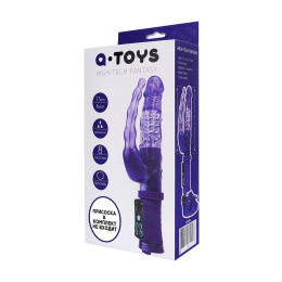 Анально-вагинальный вибратор A-Toys by TOYFA High-Tech fantasy, TPR, фиолетовый, 22 см