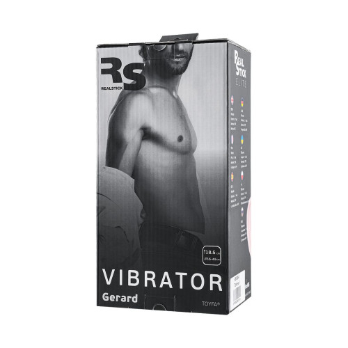 Реалистичный вибратор RealStick Elite Gerard, TPR, телесный, 18,5 см