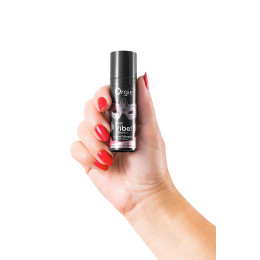 Съедобный гель с эффектом вибрации Orgie DUAL VIBE! Strawberry Gin And Tonic, на водной основе, 15мл