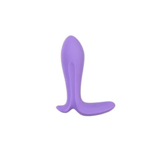 Анальный вибратор Satisfyer Intensity Plug Connect App, силикон, фиолетовый, 9 см