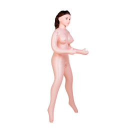 Кукла надувная Dolls-X by TOYFA Ms Melanie, реалистичная голова, шатенка, с двумя отверстиями