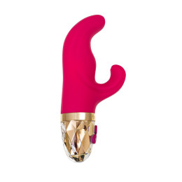 Вибратор Mystim Hop Hop Bob силикон, фуксия, 16,5 см