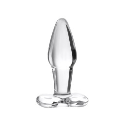 Анальная втулка Sexus Glass, стекло, прозрачная, 10,5 см, Ø 3,5 см