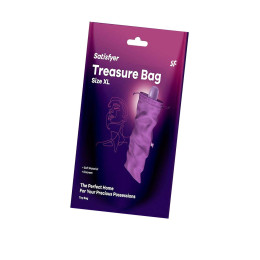 Мешочек Satisfyer Treasure Bag для хранения игрушек XL, фиолетовый, 39*19 см