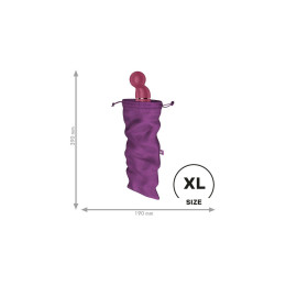 Мешочек Satisfyer Treasure Bag для хранения игрушек XL, фиолетовый, 39*19 см