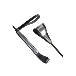 Стек Sitabella, кожа, серебряный, 69 см