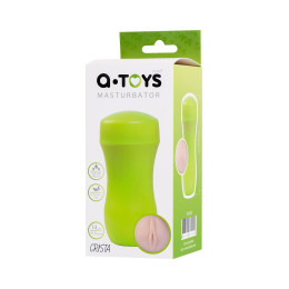 Мастурбатор A-Toys by TOYFA Crista, вагина, TPE, зеленый, 14 см