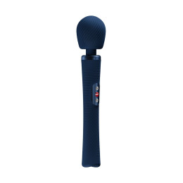 Вибромассажер Fun Factory VIM VIBRATING WAND, силикон, синий, 31,3 см