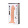 Ремневой нереалистичный страпон на присоске Strap-on-me, L, силикон, телесный, 19 см