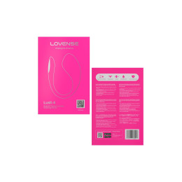 Виброяйцо LOVENSE Lush 4, силикон, розовый, 18,1 см