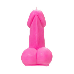 Свеча Pecado BDSM «Пенис средний», розовая, 47 гр.