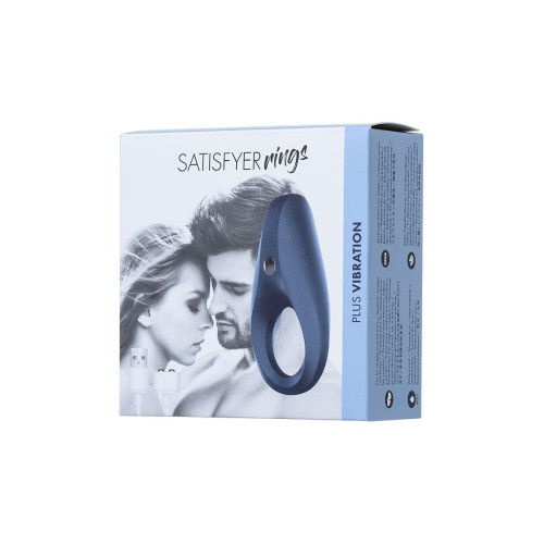 Эрекционное кольцо на пенис Satisfyer Rocket Ring, силикон, синий 7,5 см.