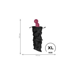 Мешочек Satisfyer Treasure Bag для хранения игрушек XL, черный, 39*19 см