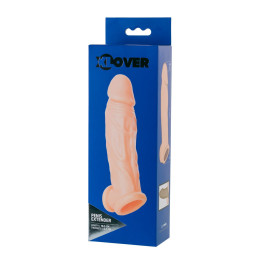 Насадка XLover by TOYFA для увеличения размера, TPR, телесный 18,5 см