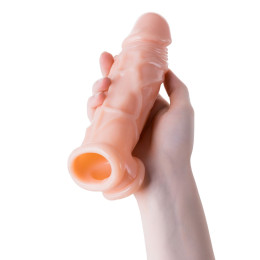 Насадка XLover by TOYFA для увеличения размера, TPR, телесный 18,5 см