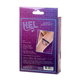 Украшение на ногу H.E.L. Kris, текстиль, черный, OS