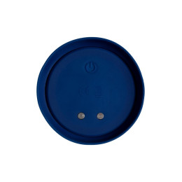 Анальная вибровтулка O'Play Wave с пультом ДУ, силикон, синий, 15,5 см.