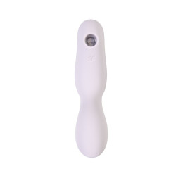 Вакуумный стимулятор клитора с вибрацией Satisfyer Curvy Trinity 2, сиреневый, 17,4 см