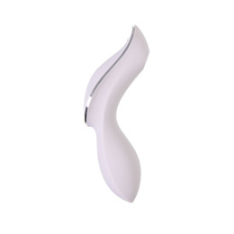 Вакуумный стимулятор клитора с вибрацией Satisfyer Curvy Trinity 2, сиреневый, 17,4 см