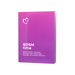 Набор для ролевых игр в стиле БДСМ Eromantica «BDSM Time», два комплекта карт и контракт
