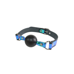 Кляп Sitabella, кожа, синий