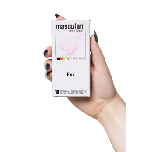 Презервативы masculan  Pur № 10 утонченные, 18,5 см, 5.3 см, 10 шт.