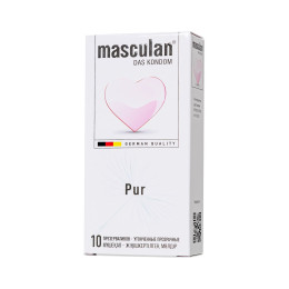 Презервативы masculan  Pur № 10 утонченные, 18,5 см, 5.3 см, 10 шт.