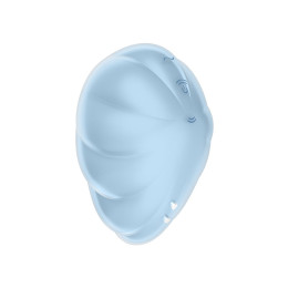 Вакуумный стимулятор клитора Satisfyer Cloud Dancer, силикон, голубой, 9 см