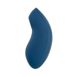 Вакуум-волновой стимулятор клитора с вибрацией Satisfyer Vulva Lover 2, силикон, синий, 11,9 см
