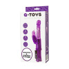 Вибратор с клиторальным стимулятором A-Toys by TOYFA High-Tech fantasy, TPR, фиолетовый, 24 см