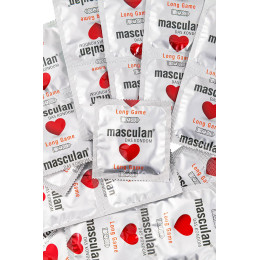 Презервативы Masculan, Ultra 3, продлевающие, 19 см, 5,3 см, 21 шт.