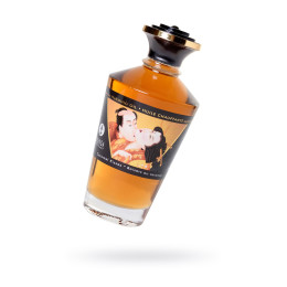 Масло массажное для тела Shunga «Карамельные поцелуи» (Caramel Kisses), разогревающее, 100 мл.