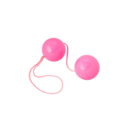 Вагинальные шарики TOYFA Basic, ABS пластик, розовый, 20,5 см, Ø 3,5 см