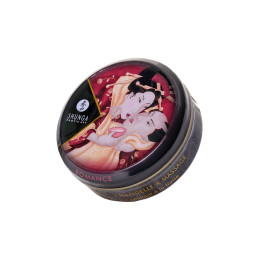 Массажное аромамасло в виде свечи Shunga «Романтика.Шампанское и клубника» (Romance), 30 мл