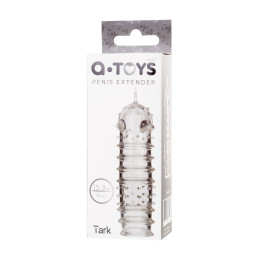 Насадка на пенис A-Toys by TOYFA Tark, TPR, прозрачный, 15,3 см