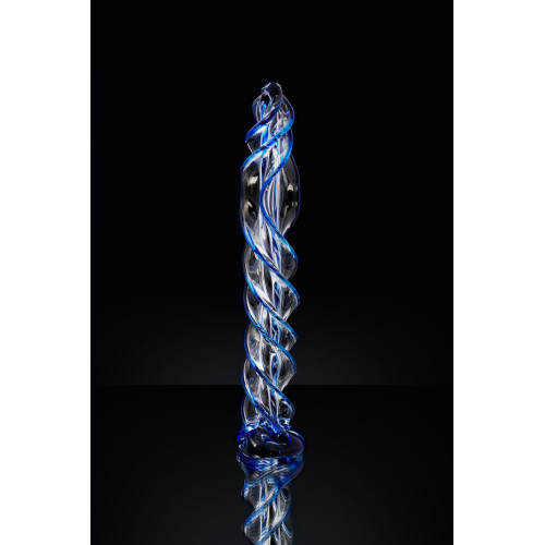 Нереалистичный фаллоимитатор Sexus Glass, стекло, прозрачный, 18,5 см