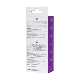 Вагинальный шарик A-Toys by TOYFA Tigo, силикон, фиолетовый, 12,4 см, Ø 2,7 см