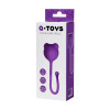 Вагинальный шарик A-Toys by TOYFA Tigo, силикон, фиолетовый, 12,4 см, Ø 2,7 см