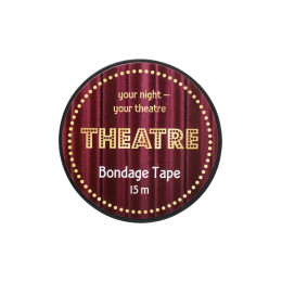 Бондажный скотч Theatre by TOYFA, черный, 15 м.