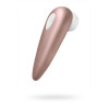 Вакуум-волновой стимулятор клитора Satisfyer Number One, ABS пластик, розовый, 14,5 см