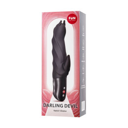 Вибратор Fun Factory DARLING DEVIL, силикон, черный, 20,5 см