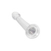 Нереалистичный фаллоимитатор TOYFA Basic Jelly Dildo S, TPE, прозрачный, 15,5 см