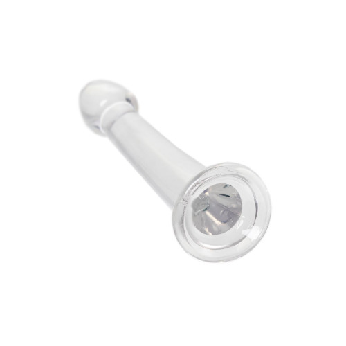 Нереалистичный фаллоимитатор TOYFA Basic Jelly Dildo S, TPE, прозрачный, 15,5 см