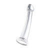 Нереалистичный фаллоимитатор TOYFA Basic Jelly Dildo S, TPE, прозрачный, 15,5 см