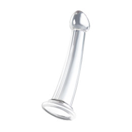 Нереалистичный фаллоимитатор TOYFA Basic Jelly Dildo S, TPE, прозрачный, 15,5 см
