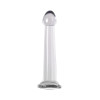 Нереалистичный фаллоимитатор TOYFA Basic Jelly Dildo S, TPE, прозрачный, 15,5 см
