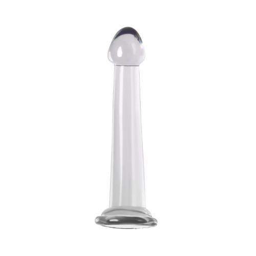 Нереалистичный фаллоимитатор TOYFA Basic Jelly Dildo S, TPE, прозрачный, 15,5 см