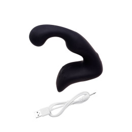 Стимулятор простаты Erotist Fifth, cиликон, черный, 14,1 см