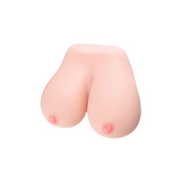 Мастурбатор реалистичный Juicy Pussy by TOYFA Fleshy boobs, TPE, телесный